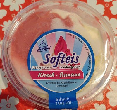 Softeis Kirsch-Banane
