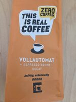Vollautomat - entkoffeinierte Kaffeebohnen