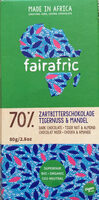 Zartbitterschokolade mit Tigernuss und Mandel, 70% Kakao