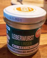 Vegane Art Leberwurst aus Linsen