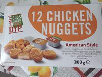 12 Chicken Nuggets American Style mit Dip