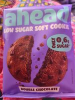 Ahead low sugar soft cookie double chocolate