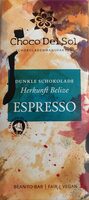 Dunkle Schokolade Espresso