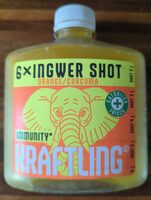 Kraftling Ingwer Shot Orange/Curcuma