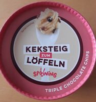 Keksteig zum Löffeln Triple Chocolate Chips