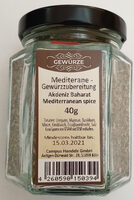 Mediterrane Gewürzzubereitung