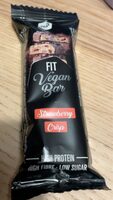 Fit Vegan Bar Stawberry Crisp