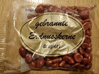 Gebrannte Erdnusskerne, dragiert