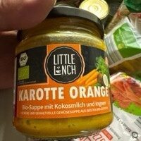 Karotte Orange (Bio-Suppe mit Kokosmilch und Ingwer)