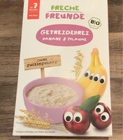 Getreidebrei Banane & Pflaume