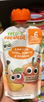 Karotte,Apfel,Kürbis und Banane