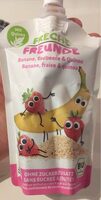 Purée banane fraise quinoa