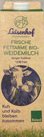 Frische fettarme Bio-Weidemilch