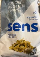 Pea and cricket protein chips