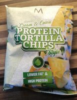 Sour Cream and Onion Protein Tortilla Chips