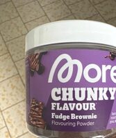 More CHUNKY FLAVOUR Fudge Brownie Flavouring Powde