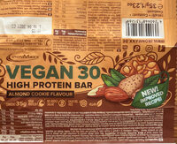 Vegan 30 High Protein Bar Almond Cookie Flavour