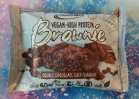 Vegan high protein Brownie double chocolate chip flavour