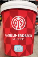 Vanille-Erdbeer Milcheis