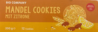Mandel Cookies mit Zitrone