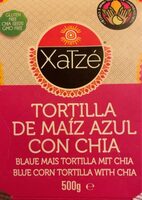 Tortilla de Maiz Azul