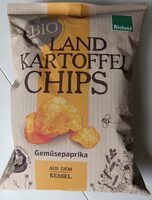 Bio Landkartoffelchips Gemüsepaprika