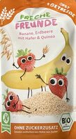 Banane, Erdbeere mit Hafer & Quinoa