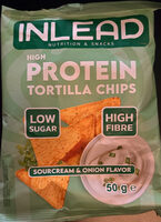 High Protein Tortilla Chips Sourcream & Onion Flavor