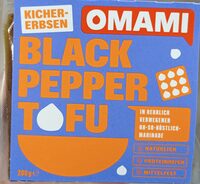 Kichererbsen black pepper tofu