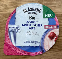 Joghurt Griechischer Art Kirsche