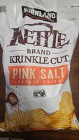 Crinkle Cut Pink Salt Potato Chips