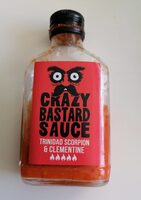 Crazy bastard sauce - Trinidad scorpion & clementine