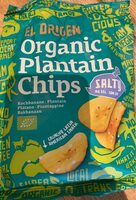 Organic plantain chips salty
