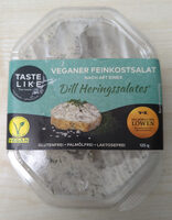 Veganer Feinkostsalat nach Art eines Dill Heringssalates