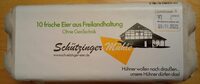 Zehn frische Eier aus Freilandhaltung