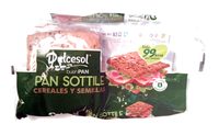 Pan sottile cereales y semillas