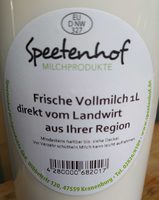 Frische Vollmilch