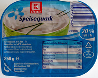 Speisequark 20% Fett i. Tr.