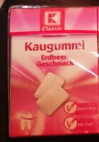 Kaugummi Erdbeergeschmack