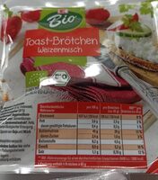 Toast brotchen weizenmisch