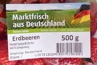 Erdbeeren Klasse 1