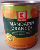 Mandarinky, celé měsíčky, loupané, kompot