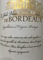 Le joli vin de Bordeaux