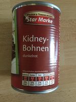 Kidney-Bohnen dunkelrot