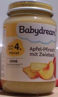 Apfel-Pfirsich mit Zwieback  ( Nach dem 4. Monat )
