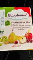 Bio frucht und getreidepuree