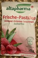 Frische Pastillen Himbeer Grüntee