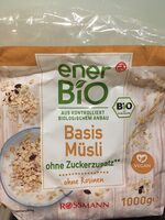 Basis Müsli ohne Zuckerzusatz