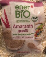 Amaranth gepufft ohne Zuckerzusatz