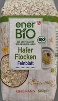 Rossmann ener Bio Bio Haferflocken Feinblatt 500g 0.85€ 1kg 1.70€